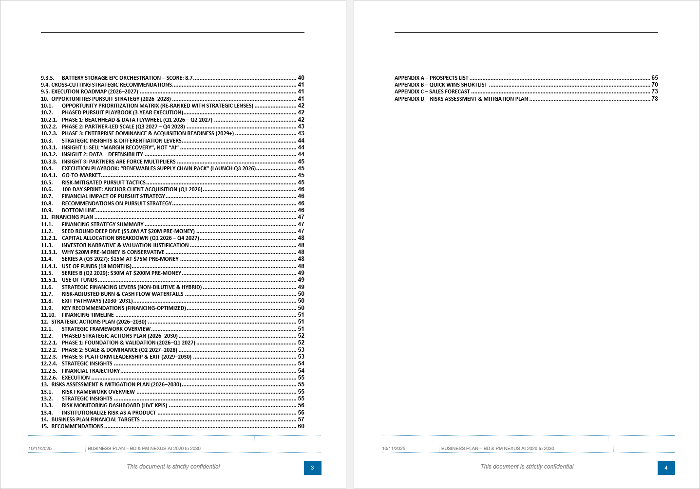 Adjustable Business Plan for Agentic AI Venture (82-page Word document) Preview Image