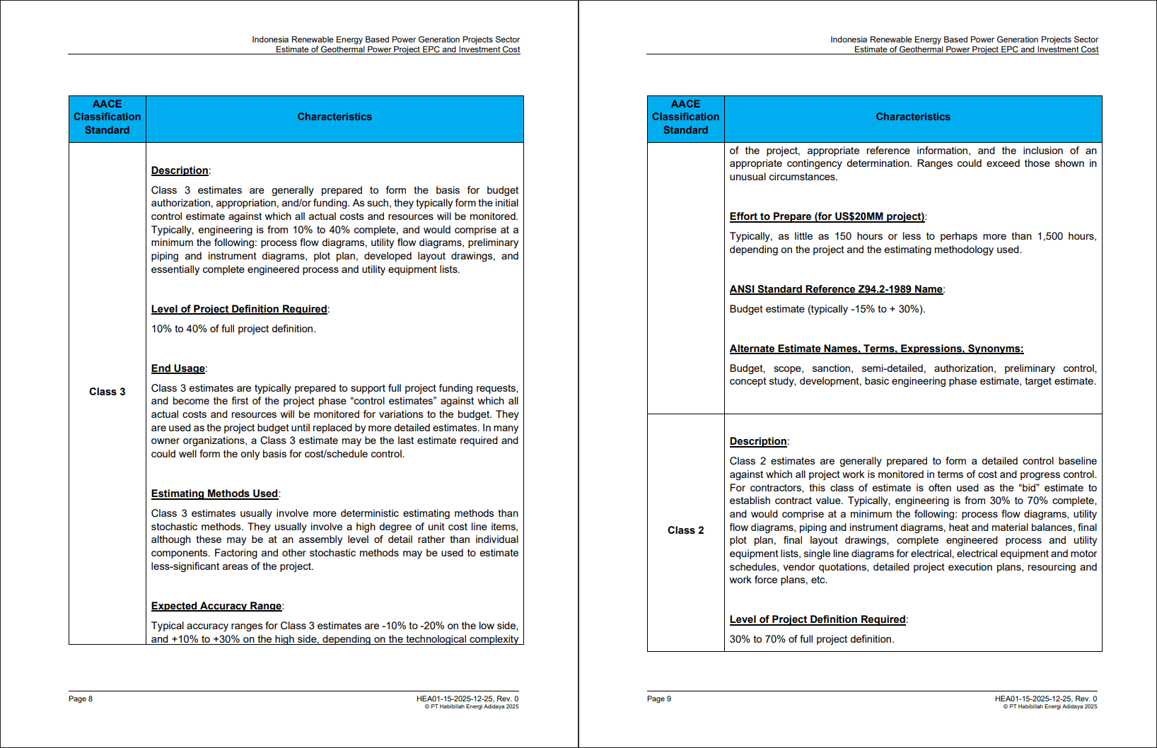 Estimation of Capital Costs of Geothermal Power Projects (32-page PDF document) Preview Image