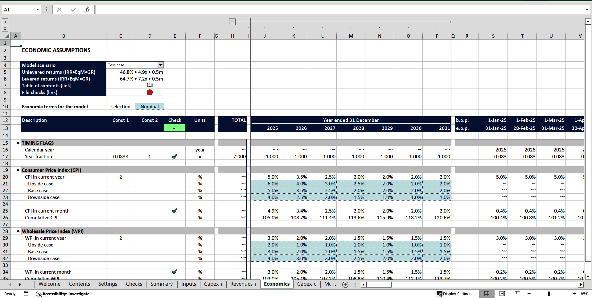Car Wash Station Financial Model (Excel template (XLSX)) Preview Image