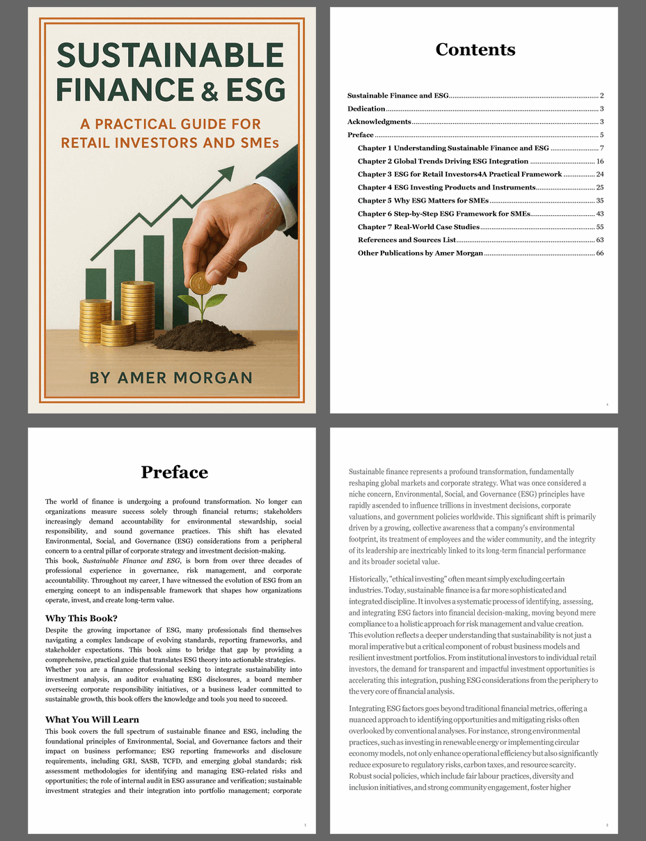 Sustainable Finance and ESG (81-page PDF document) Preview Image