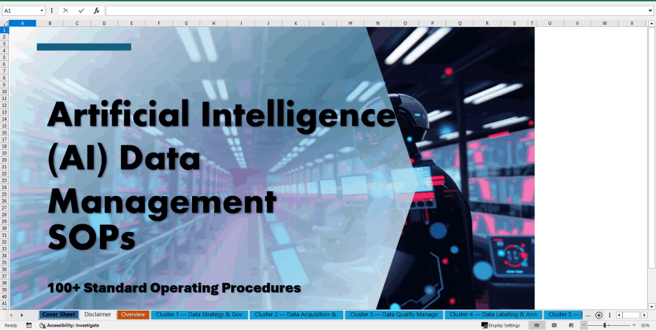 100+ AI Data Management SOPs (Excel template (XLSX)) Preview Image