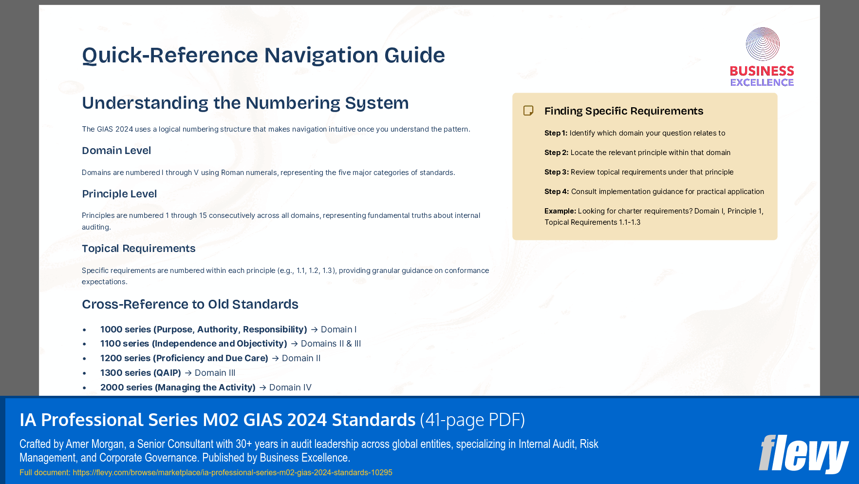IA Professional Series M02 GIAS 2024 Standards (41-page PDF document) Preview Image