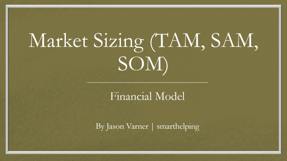 Scenario-Driven Market Capture Model (Down/Base/Up) (Excel template (XLSX)) Preview Image