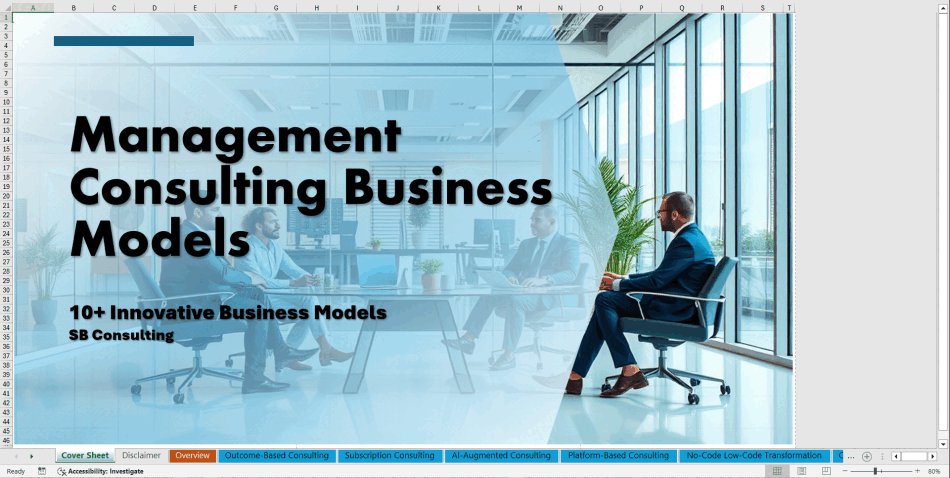Management Consulting Business Models (Excel template (XLSX)) Preview Image