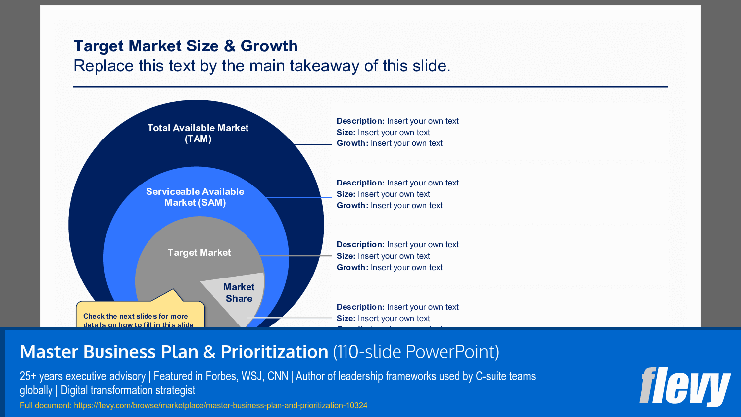 Master Business Plan & Prioritization (110-slide PPT PowerPoint presentation slide deck (PPTX)) Preview Image