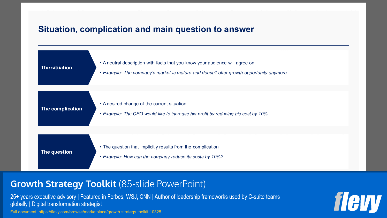 Growth Strategy Toolkit (85-slide PPT PowerPoint presentation slide deck (PPTX)) Preview Image