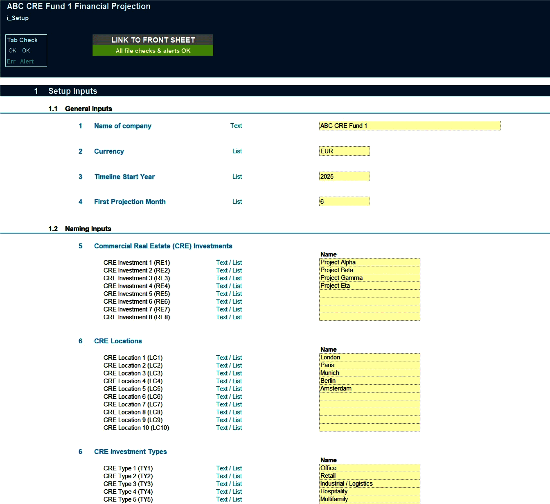 Commercial Real Estate (CRE) Private Equity Financial Model (Excel template (XLSX)) Preview Image