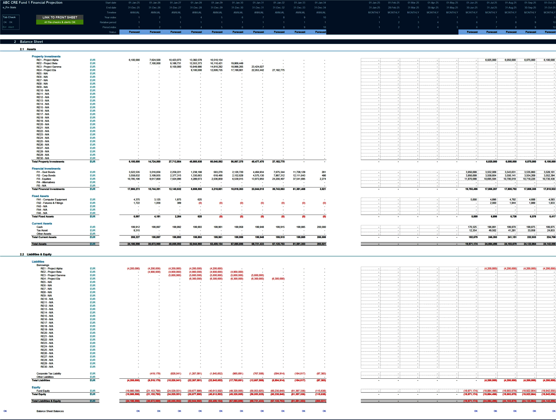Commercial Real Estate (CRE) Private Equity Financial Model (Excel template (XLSX)) Preview Image