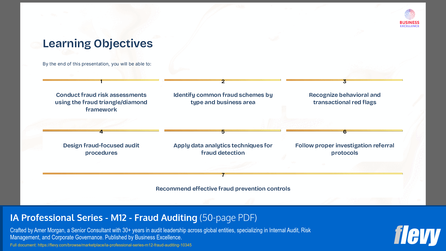 IA Professional Series - M12 - Fraud Auditing (50-page PDF document) Preview Image