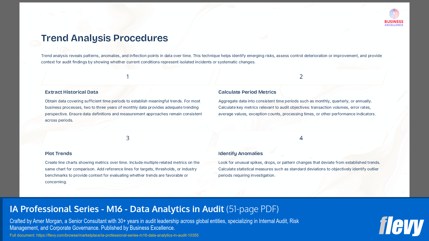 IA Professional Series - M16 - Data Analytics in Audit (51-page PDF document) Preview Image