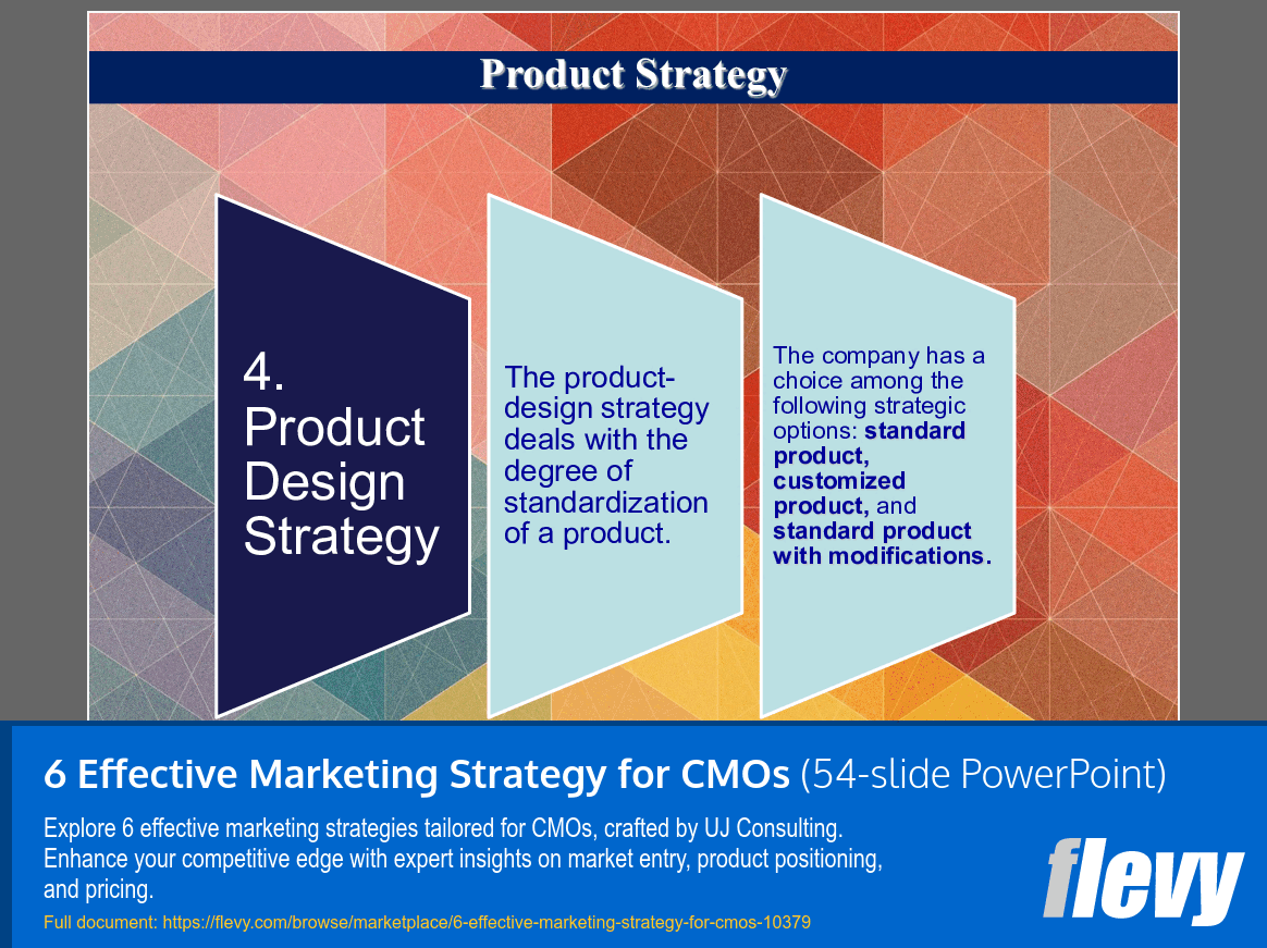 6 Effective Marketing Strategy for CMOs (54-slide PPT PowerPoint presentation slide deck (PPTX)) Preview Image