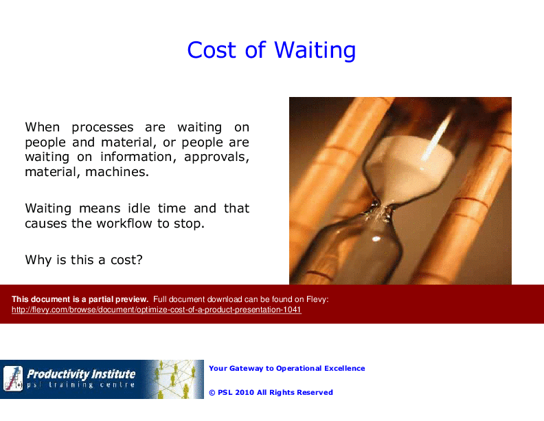 Product Cost Optimization (67-slide PPT PowerPoint presentation (PPTX)) Preview Image