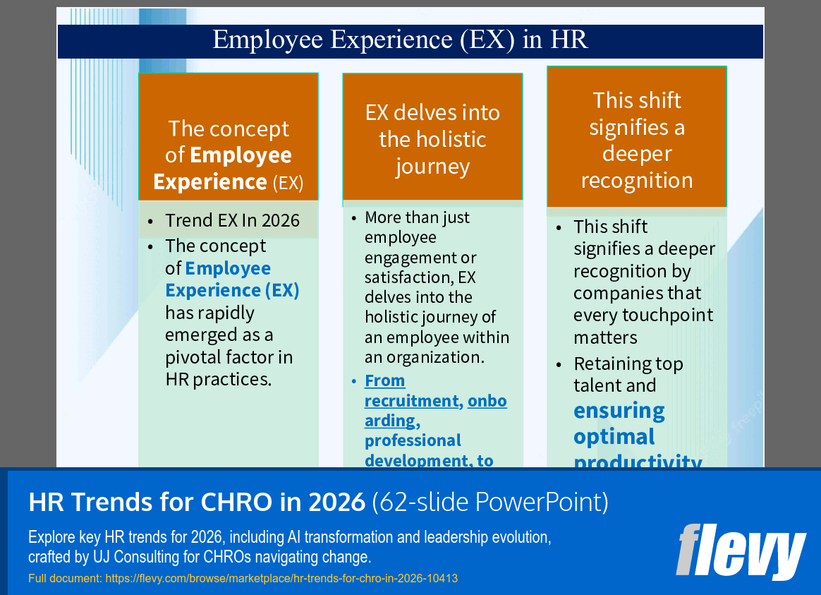 HR Trends for CHRO in 2026 (62-slide PPT PowerPoint presentation slide deck (PPTX)) Preview Image