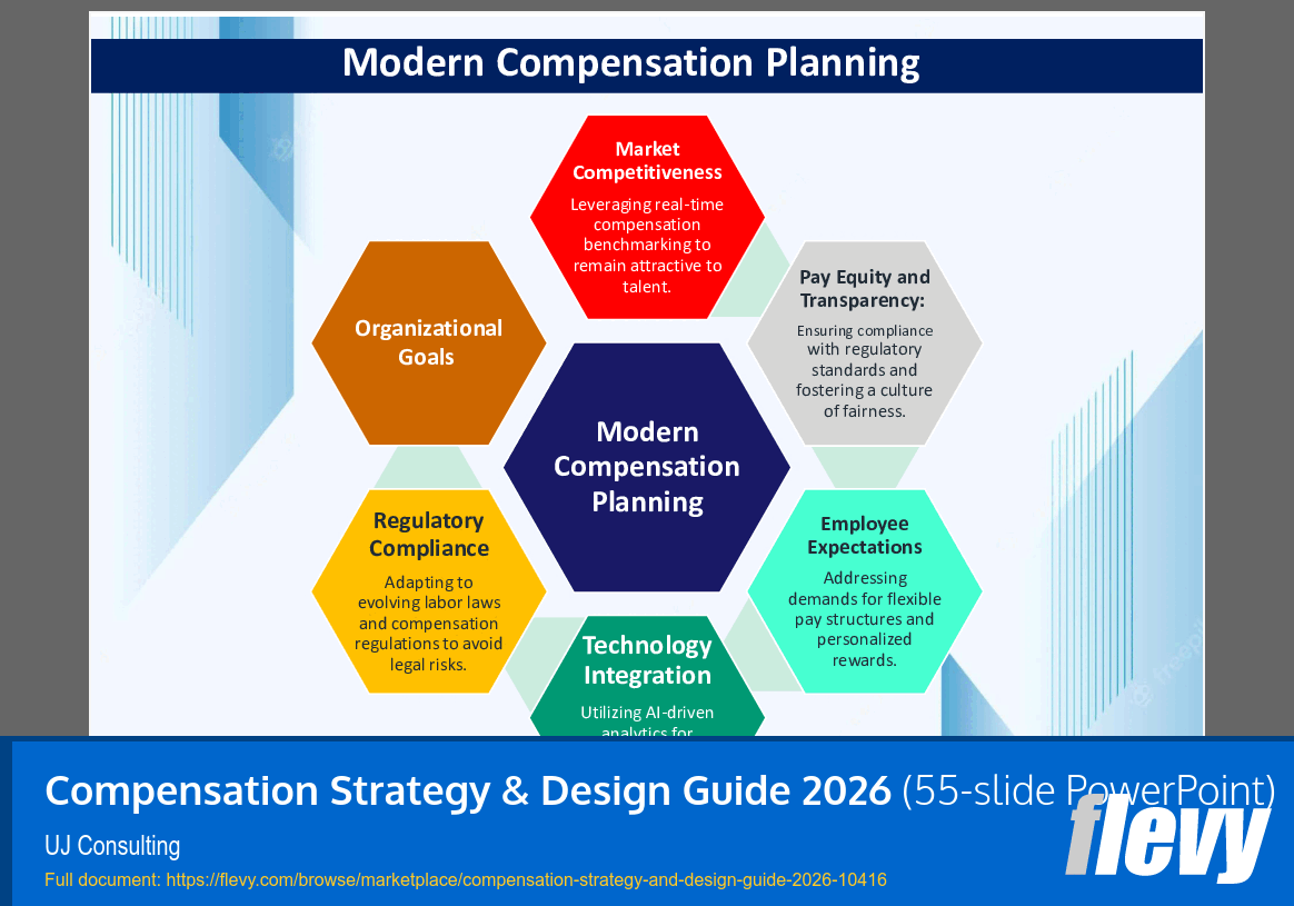 Compensation Strategy & Design Guide 2026 (55-slide PPT PowerPoint presentation slide deck (PPTX)) Preview Image
