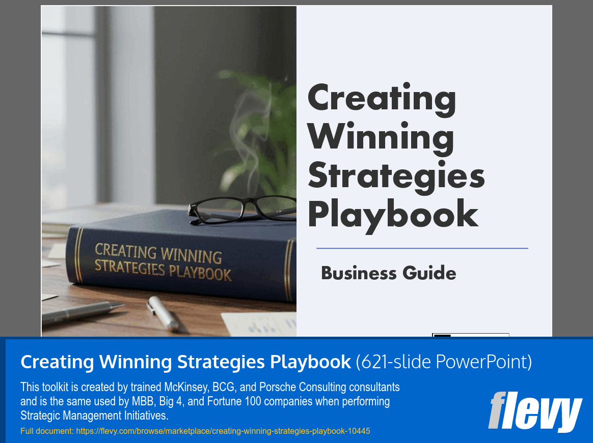 Creating Winning Strategies Playbook (621-slide PPT PowerPoint presentation slide deck (PPTX)) Preview Image