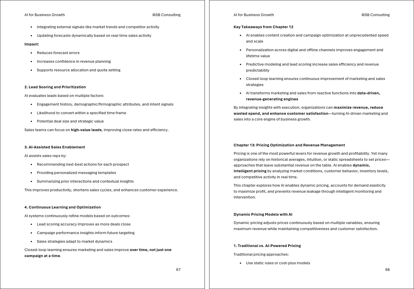 AI for Business Growth Framework (0-page Word document) Preview Image