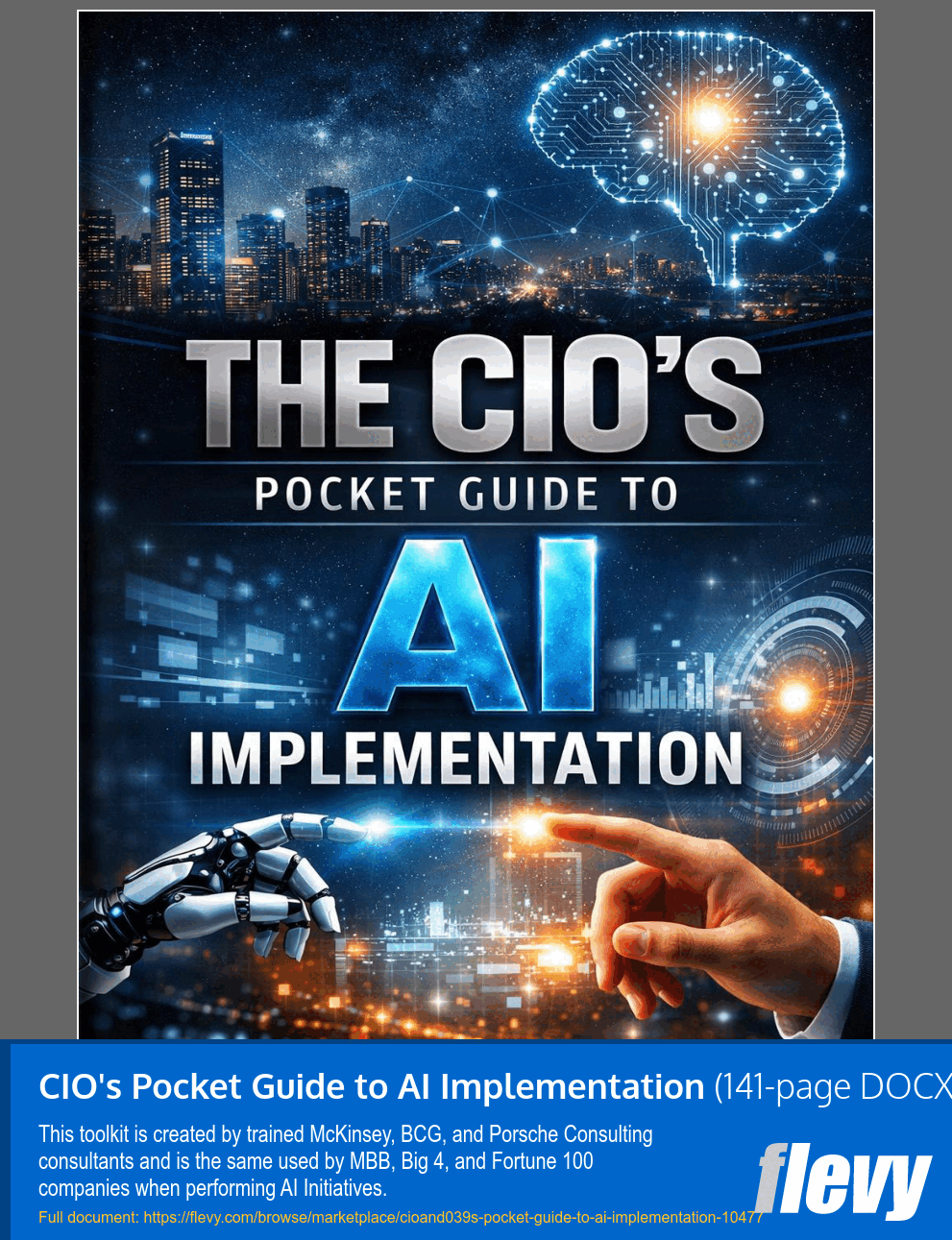 CIO's Pocket Guide to AI Implementation (141-page Word document) Preview Image