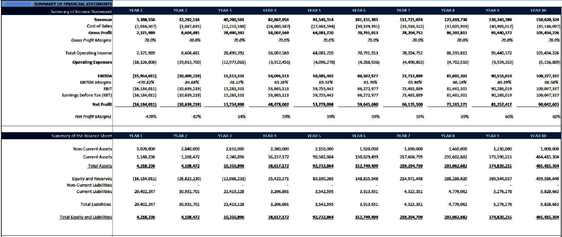 Pharma and Biotech Valuation and Financial Model (Excel template (XLSX)) Preview Image