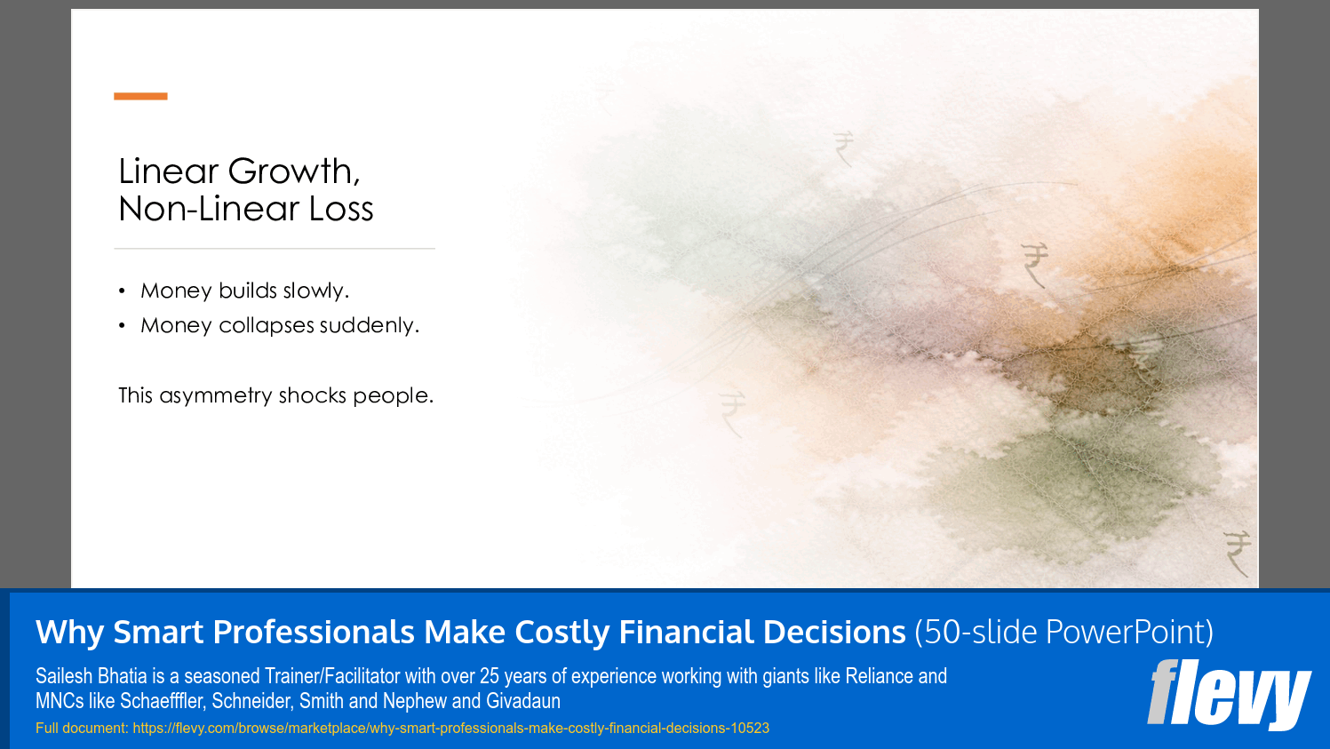 Why Smart Professionals Make Costly Financial Decisions (50-slide PPT PowerPoint presentation slide deck (PPTX)) Preview Image