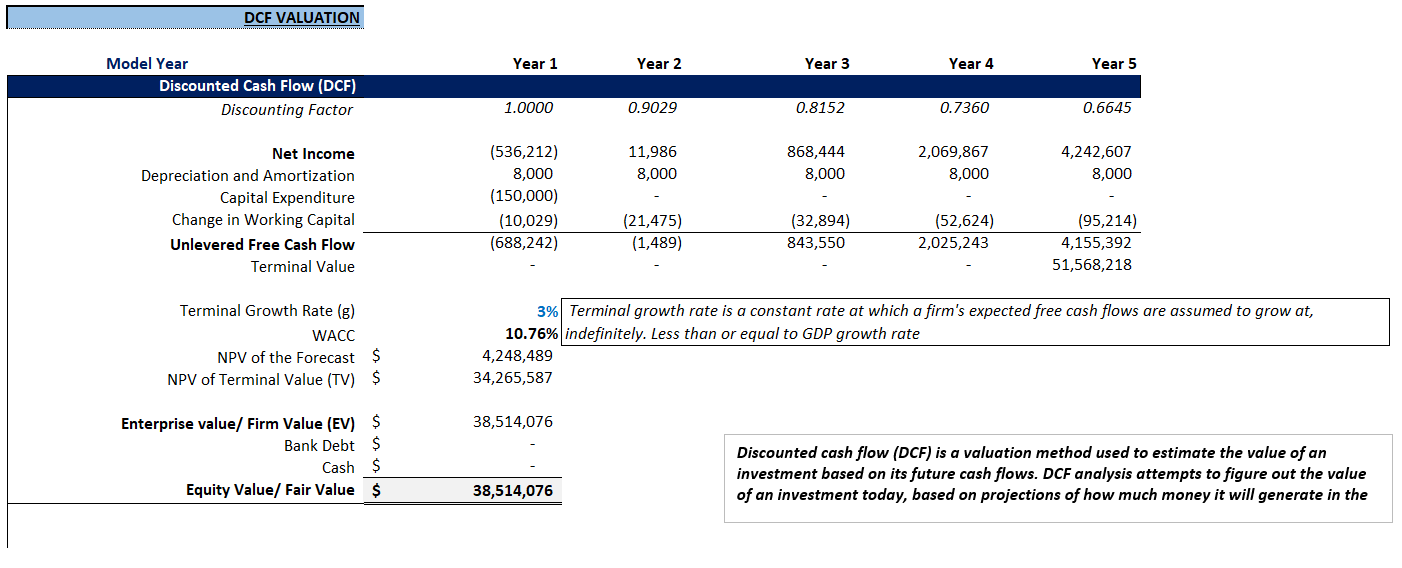 Fintech Financial Model (Excel template (XLSX)) Preview Image
