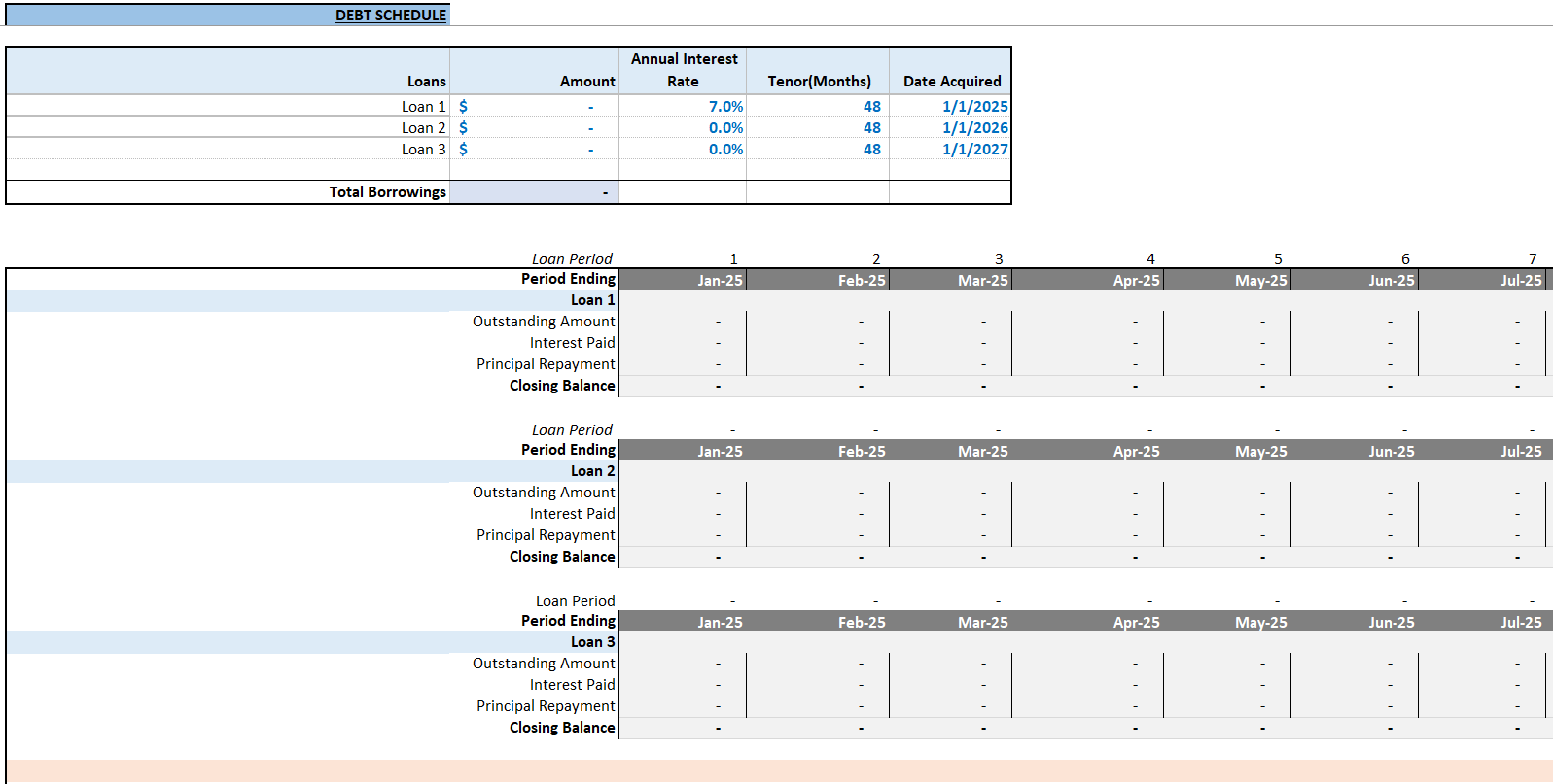 Boutique Gym Financial Model (Excel template (XLSX)) Preview Image