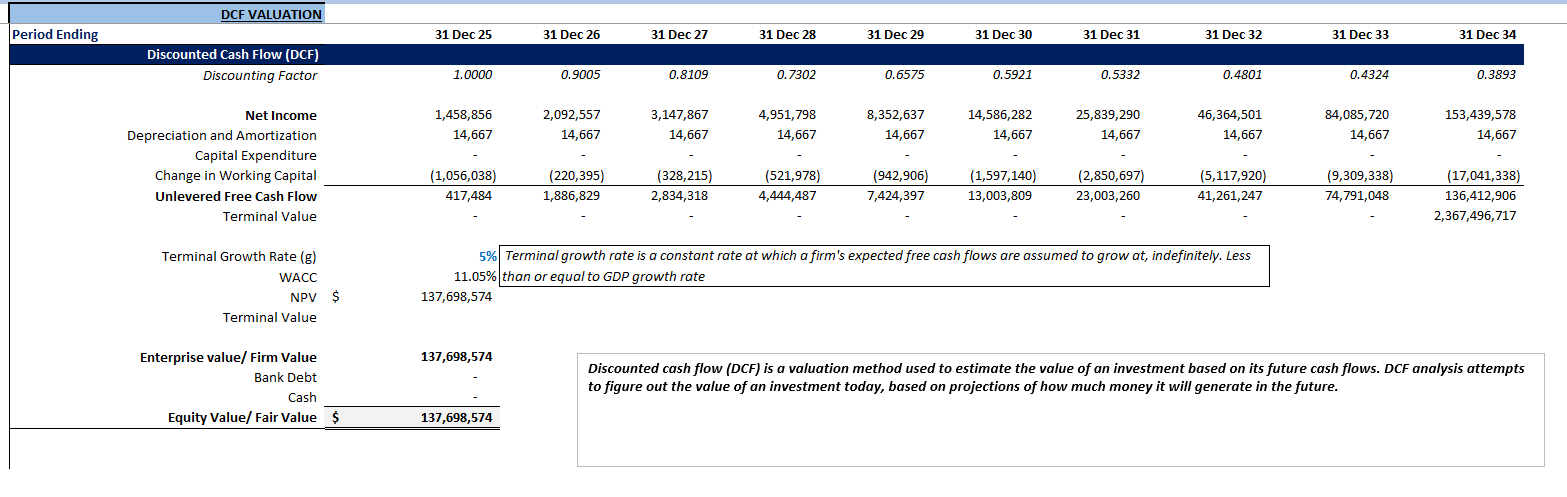 Digital Marketing Agency Financial Model (Excel template (XLSX)) Preview Image