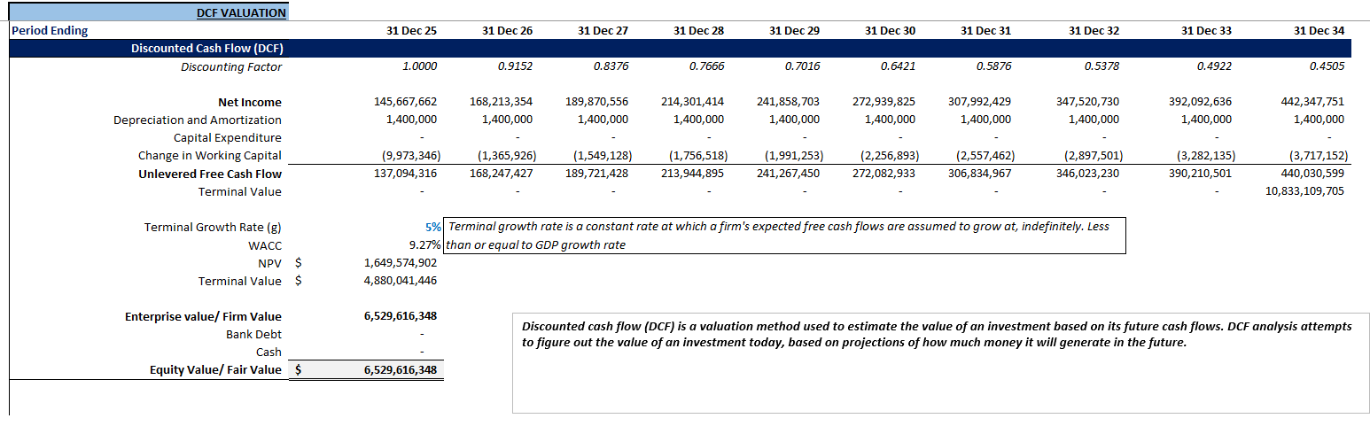Nickel Mining Financial Model (Excel template (XLSX)) Preview Image
