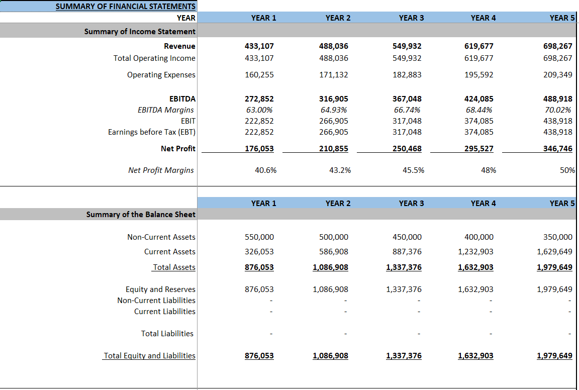 Laundromat Financial Model (Excel template (XLSX)) Preview Image