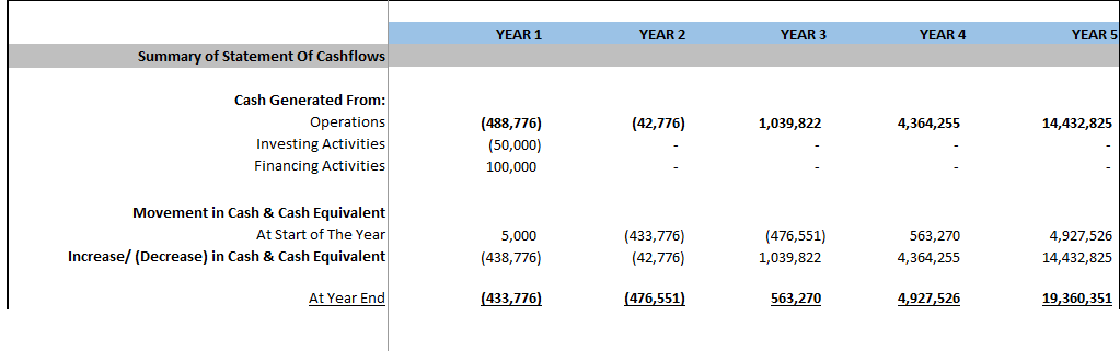 Subscription-Based B2C SaaS Financial Model (Excel template (XLSX)) Preview Image