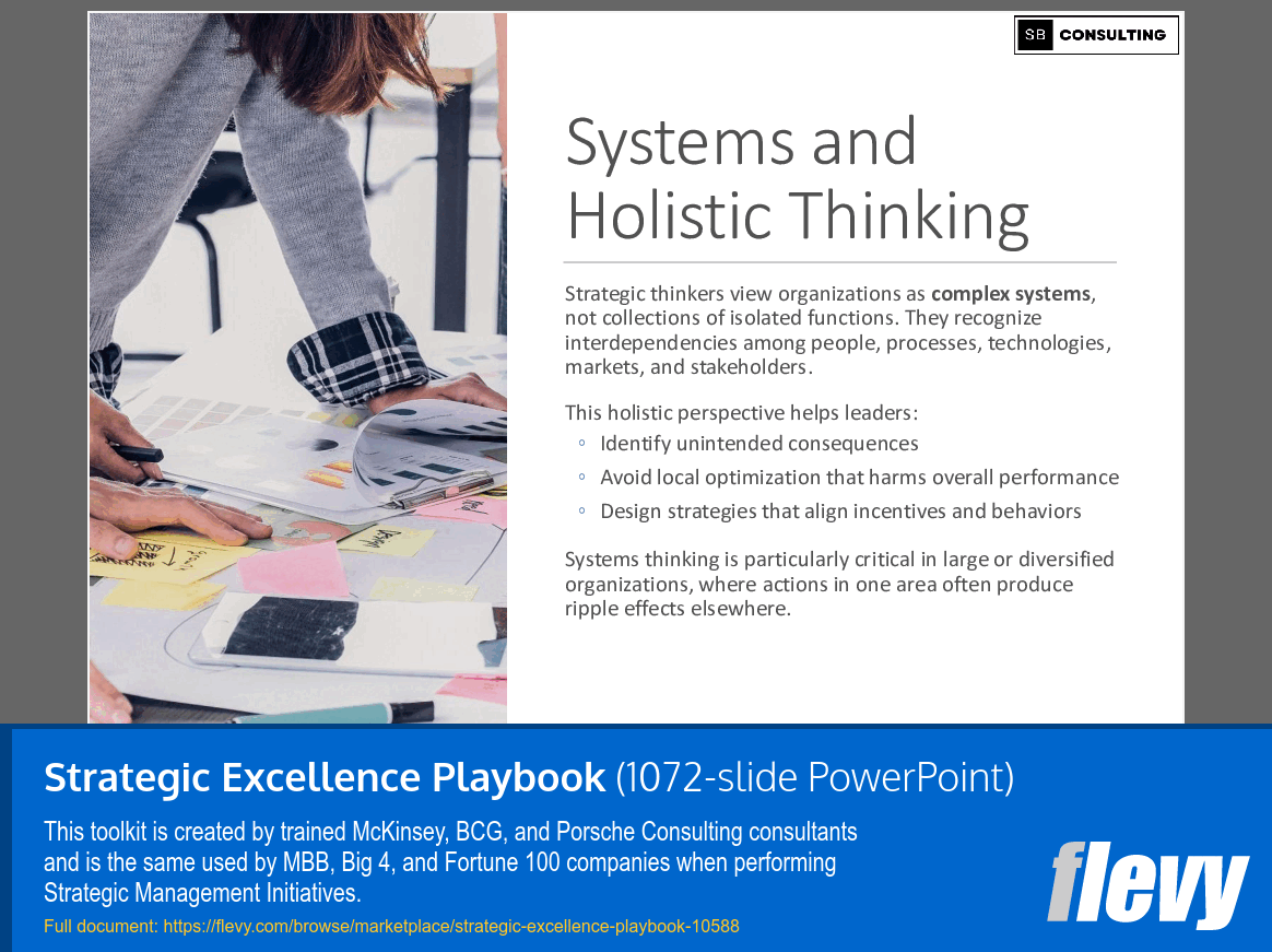 Strategic Excellence Playbook (1072-slide PPT PowerPoint presentation slide deck (PPTX)) Preview Image