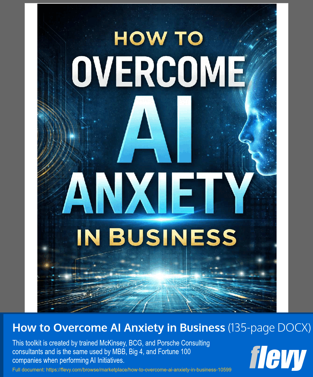 How to Overcome AI Anxiety in Business (135-page Word document) Preview Image