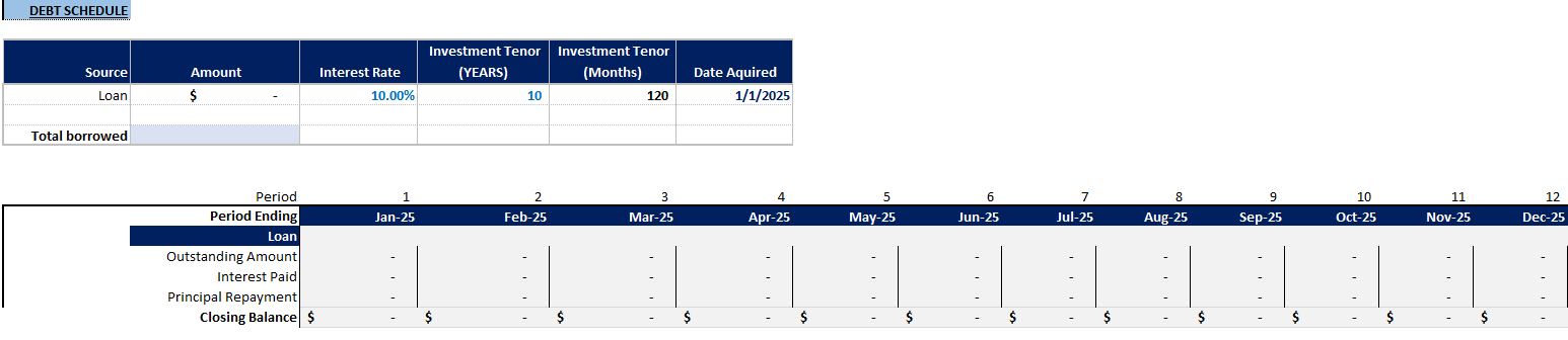 Short-Term Rental Financial Model (Excel template (XLSX)) Preview Image