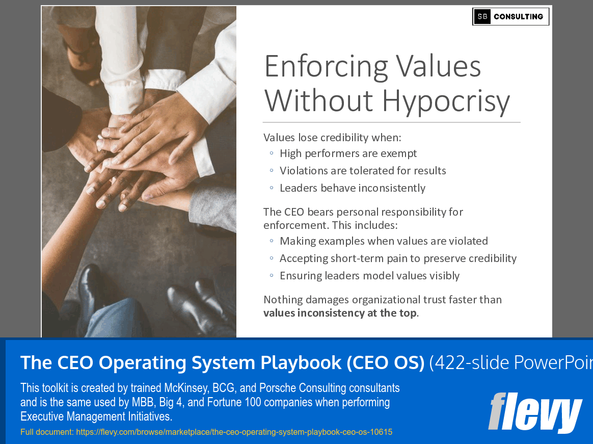 CEO Operating System Playbook (CEO OS) (422-slide PPT PowerPoint presentation slide deck (PPTX)) Preview Image