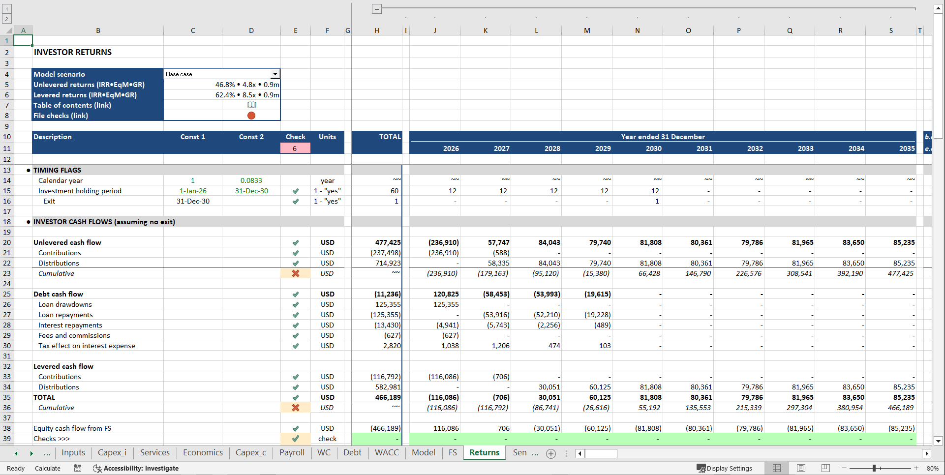 Photography Studio Financial Model (Excel template (XLSX)) Preview Image