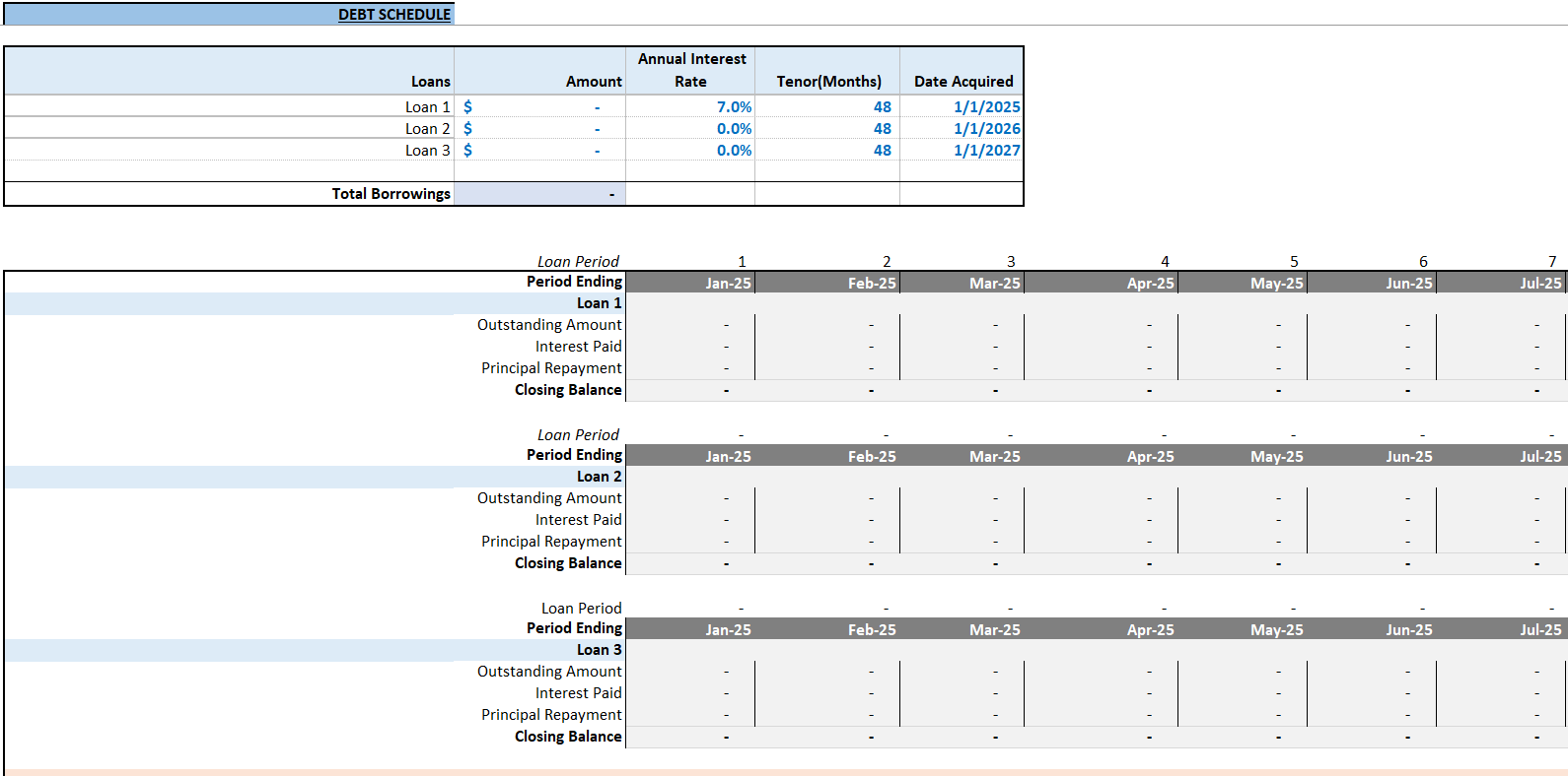 Yoga Studio Financial Model (Excel template (XLSX)) Preview Image