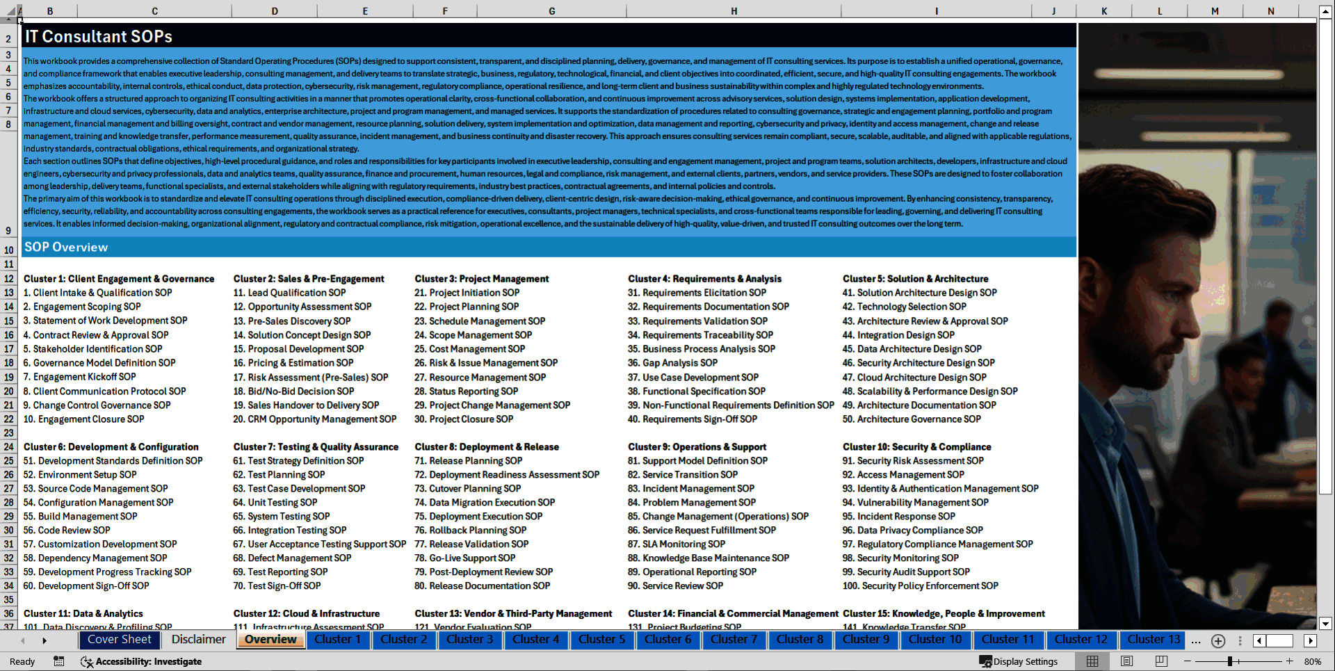 100+ IT Consultant SOPs (Excel template (XLSX)) Preview Image