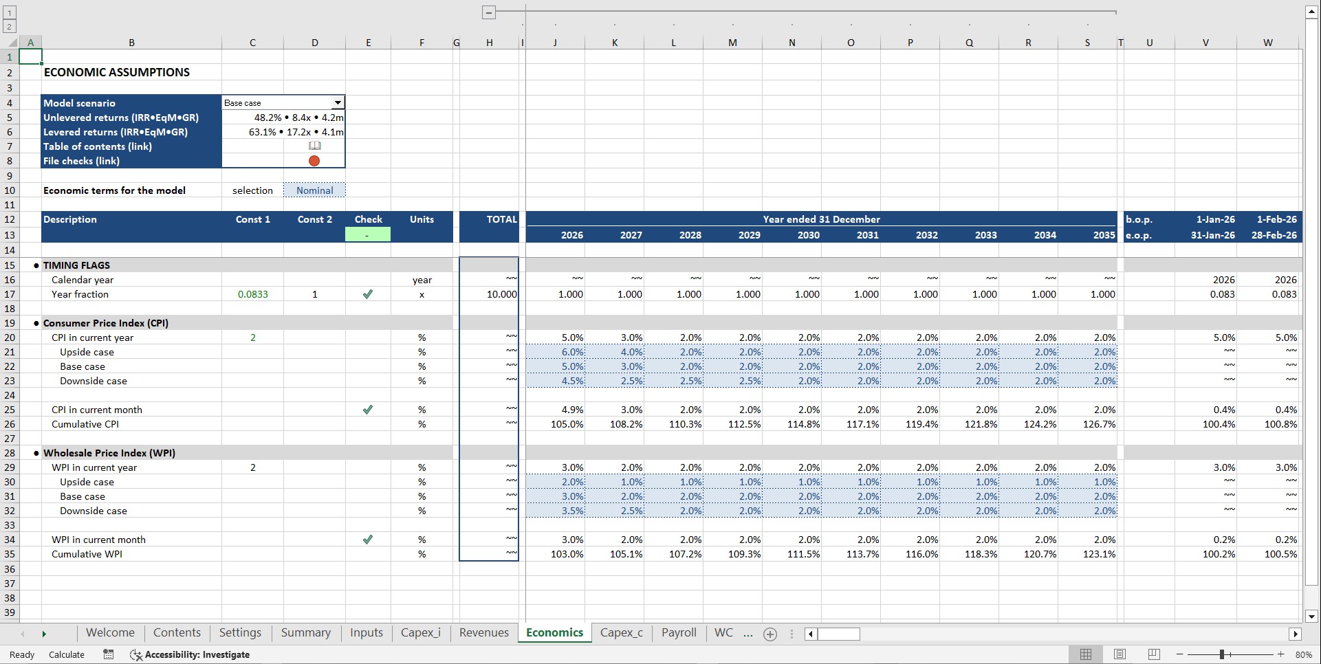 Private School Financial Model (Excel template (XLSX)) Preview Image