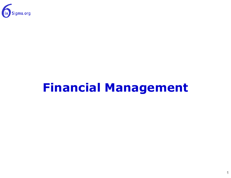 008_Financial Management (19-slide PowerPoint presentation (PPTX)) Preview Image