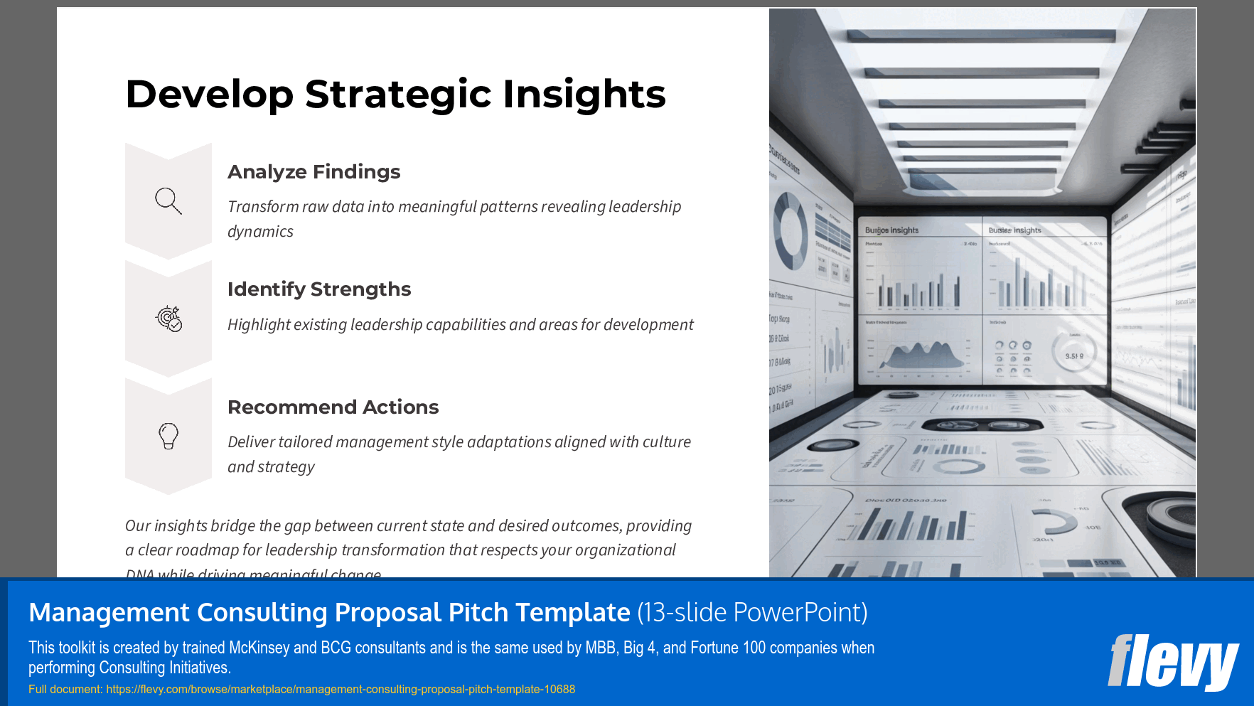 Management Consulting Proposal Pitch Template (13-slide PPT PowerPoint presentation slide deck (PPTX)) Preview Image