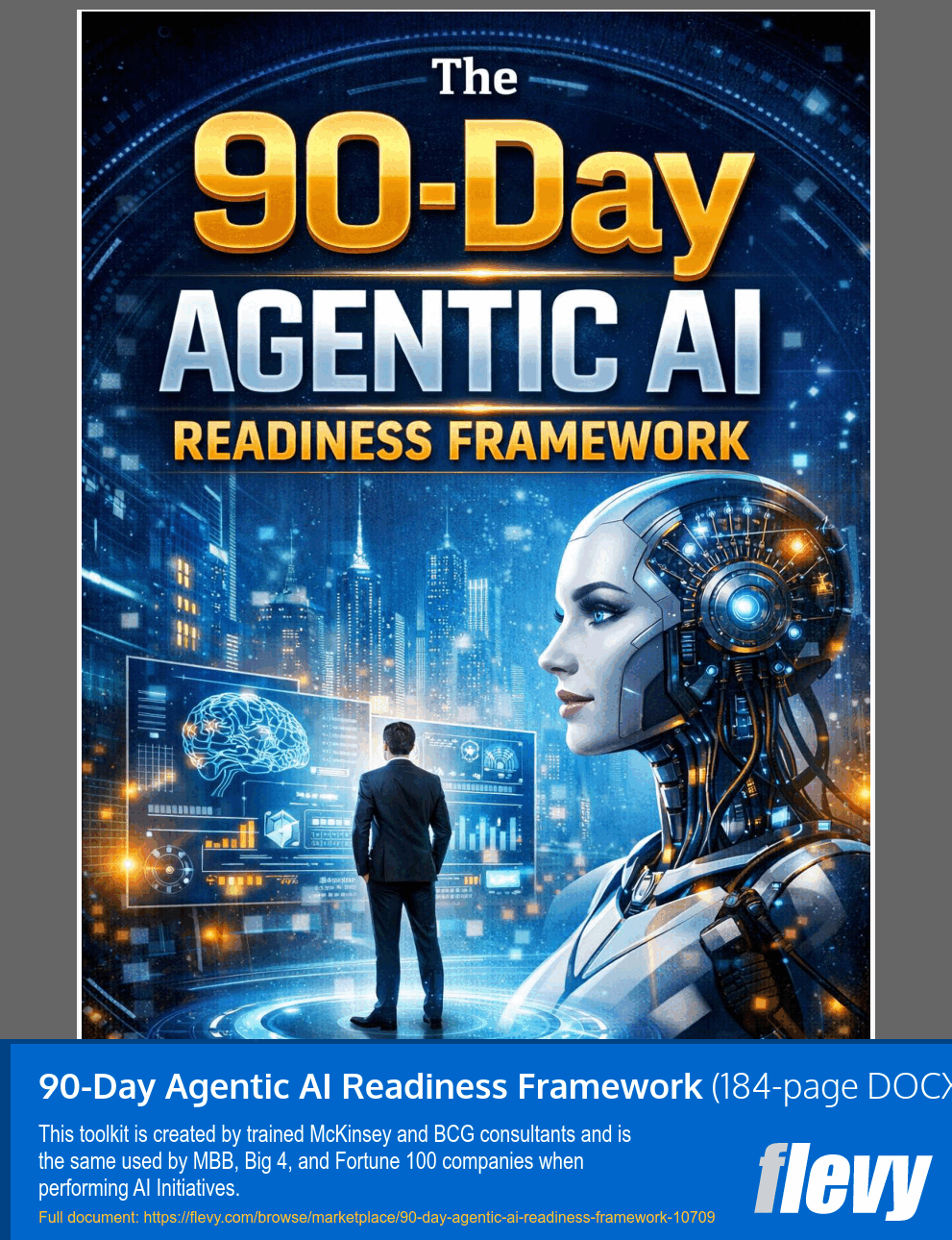 90-Day Agentic AI Readiness Framework (184-page Word document) Preview Image
