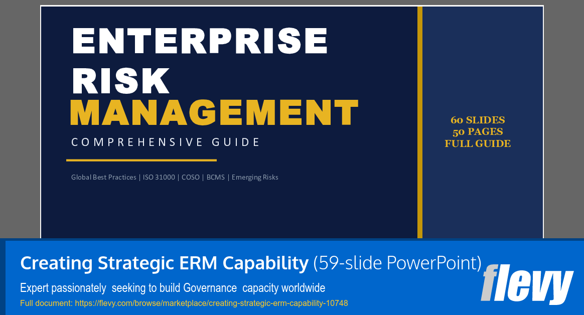 Creating Strategic ERM Capability (59-slide PPT PowerPoint presentation slide deck (PPTX)) Preview Image