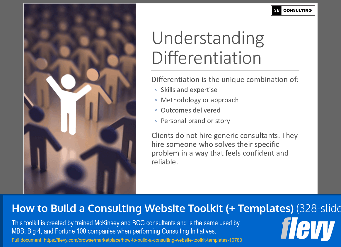 How to Build a Consulting Website Toolkit (+ Templates) (328-slide PPT PowerPoint presentation slide deck (PPTX)) Preview Image