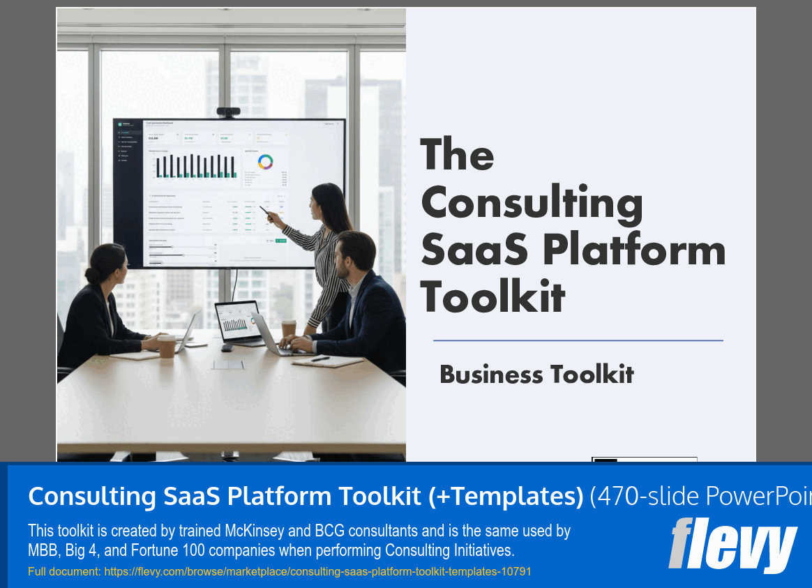 Consulting SaaS Platform Toolkit (+Templates) (470-slide PPT PowerPoint presentation slide deck (PPTX)) Preview Image
