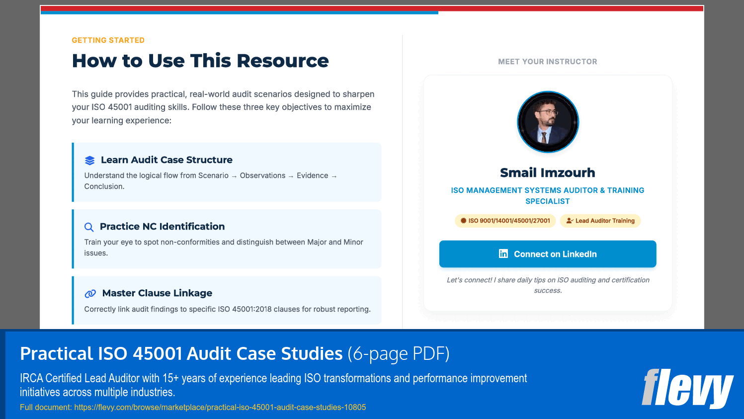 Practical ISO 45001 Audit Case Studies (6-page PDF document) Preview Image