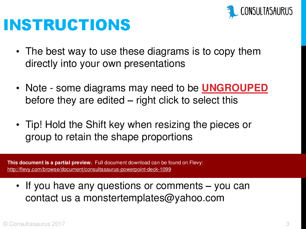 Consultasaurus PowerPoint Deck (901-slide PowerPoint presentation (PPTX)) Preview Image