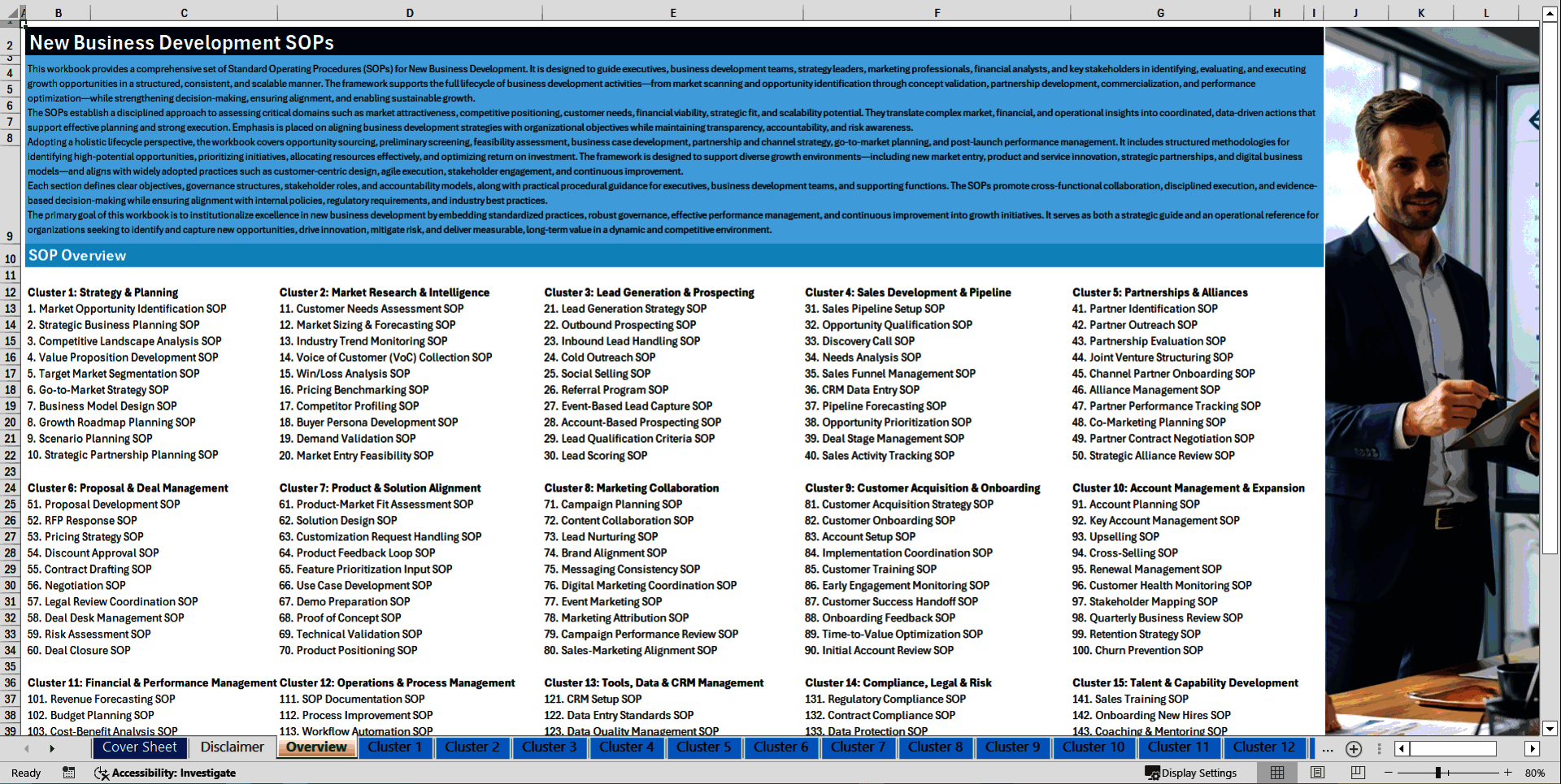 100+ New Business Development SOPs (Excel template (XLSX)) Preview Image