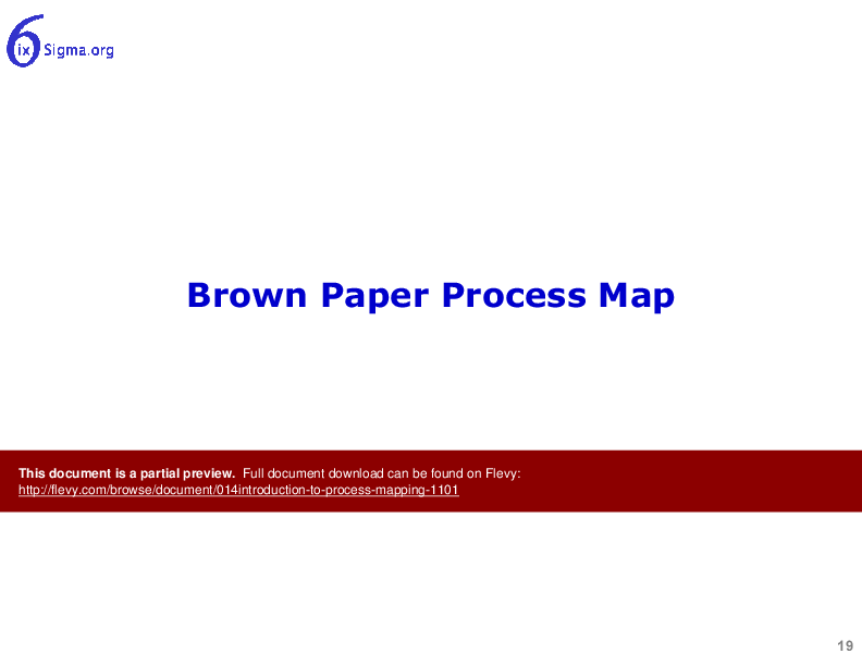 014_Introduction to Process Mapping (30-slide PPT PowerPoint presentation (PPT)) Preview Image