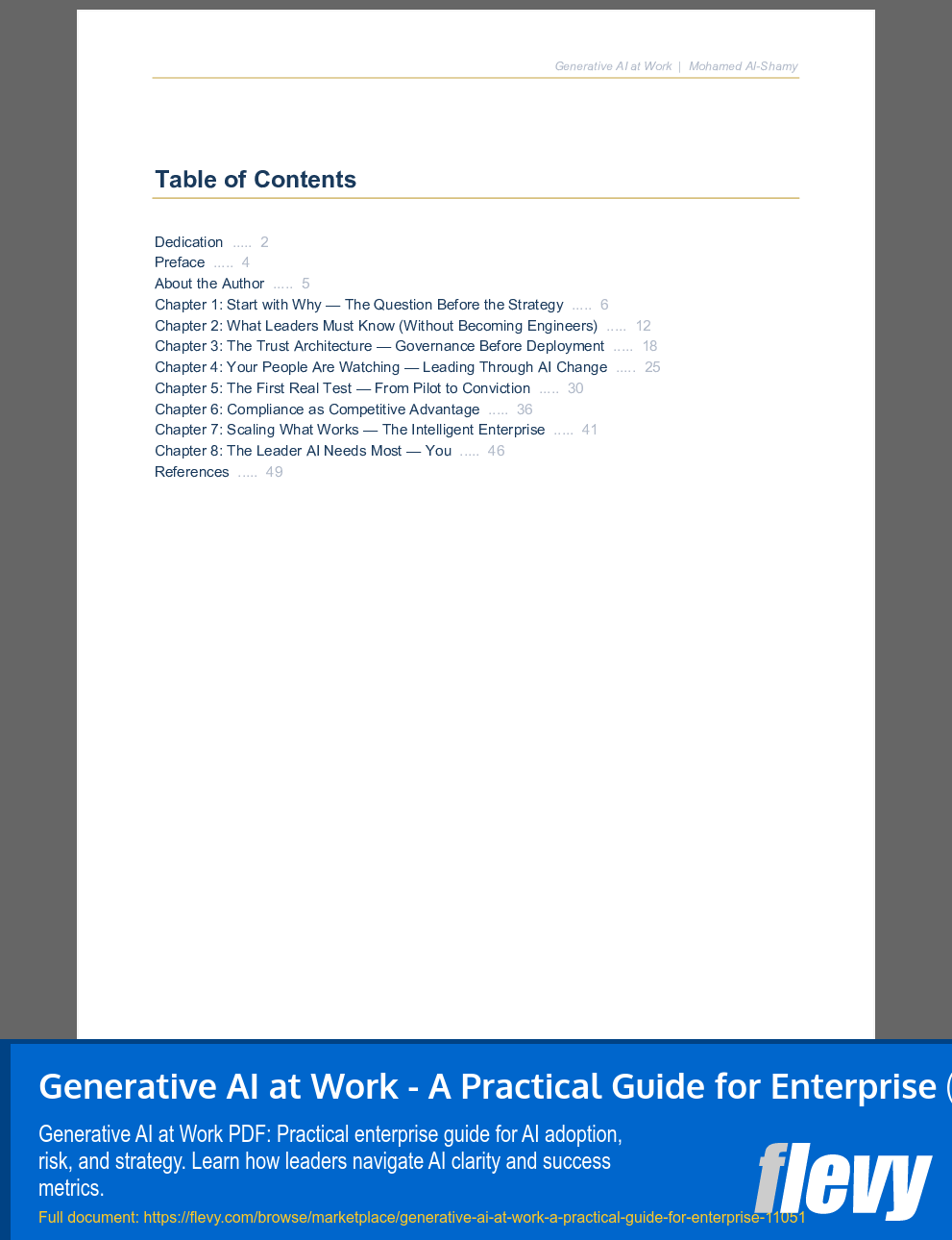 Generative AI at Work - A Practical Guide for Enterprise (28-page PDF document) Preview Image