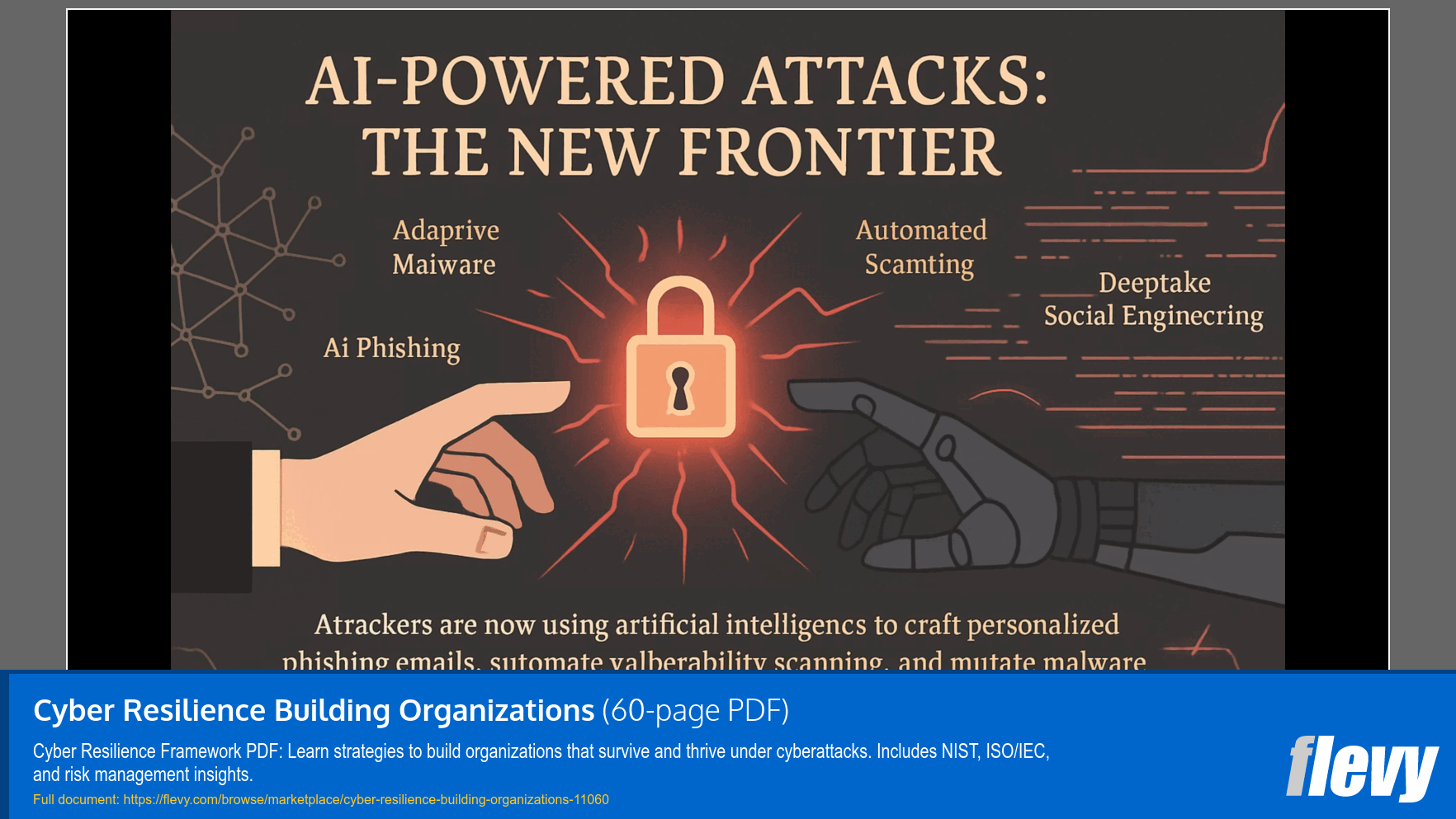 Cyber Resilience Building Organizations (60-page PDF document) Preview Image