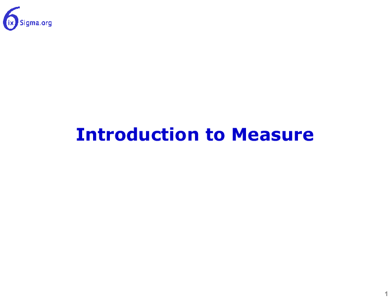 021_Introduction to Measure (18-slide PPT PowerPoint presentation (PPT)) Preview Image
